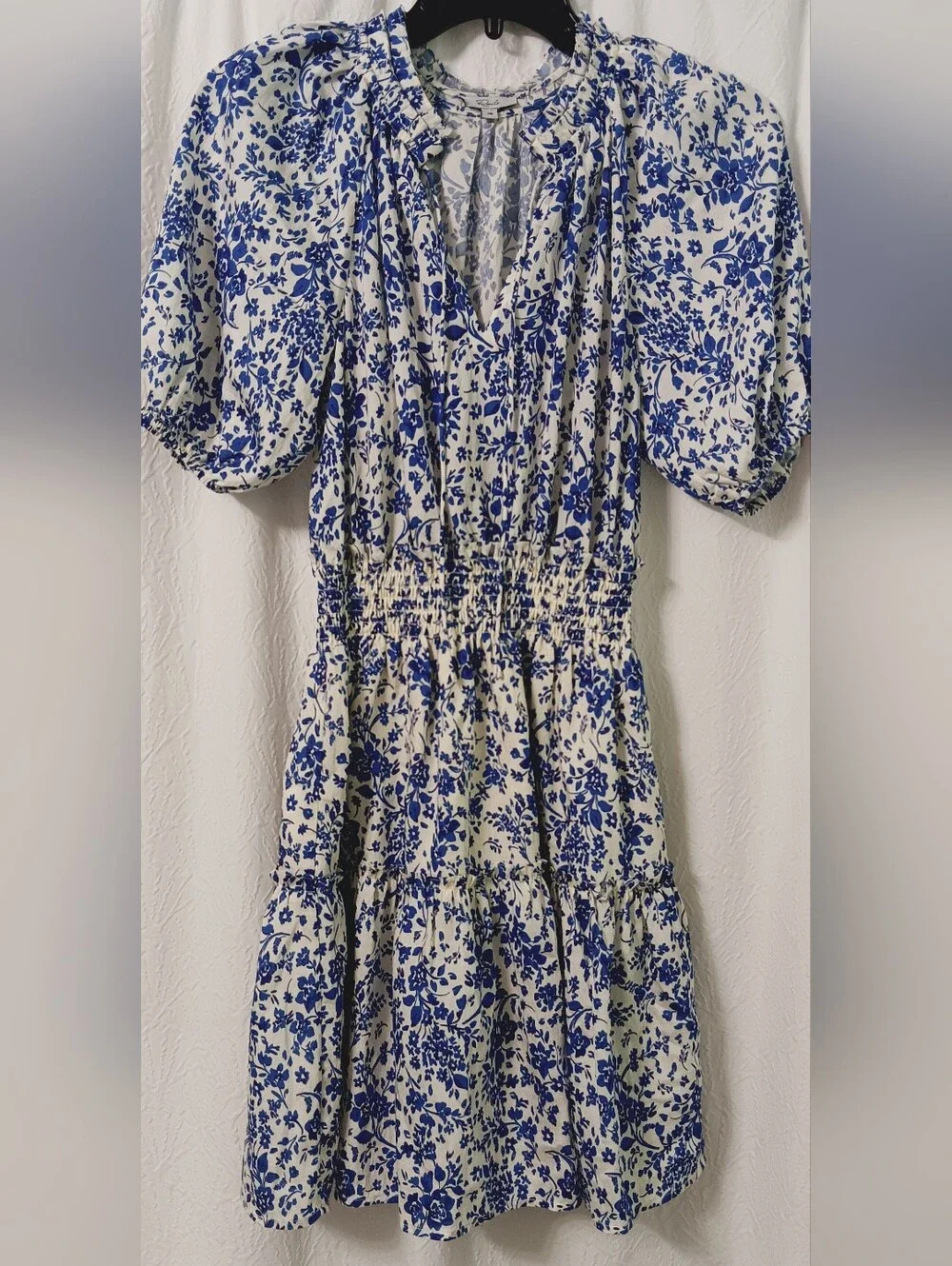 Rails Fiorella Floral Smocked Mini Dress Size XS - Picture 4 of 16